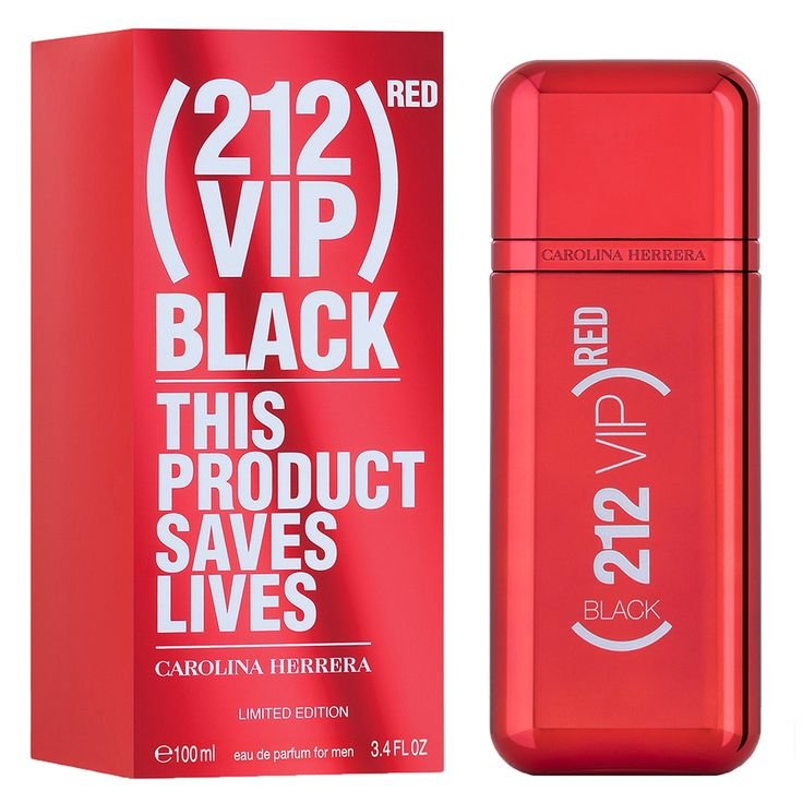 Carolina Herrera 212 VIP RED Black Edición Limitada